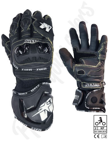 Gants moto racing "BLACK EDITION" route & piste