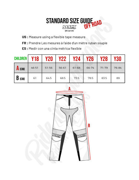 Customizable "WHOOPS" motocycle Cross / Enduro pants