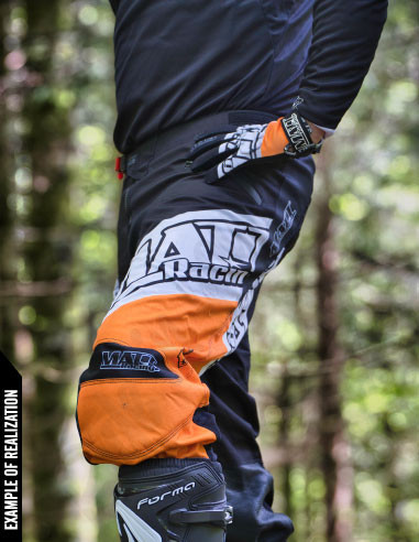 Customizable "WHOOPS" motocycle Cross / Enduro pants