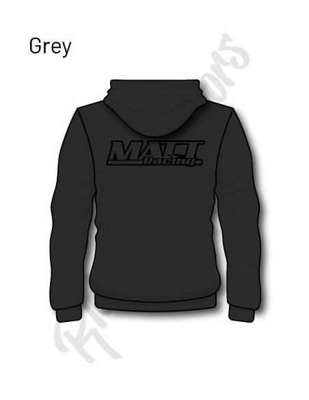 customisable hoodie matt racing for teams, companies, as a gift, to make someone happy